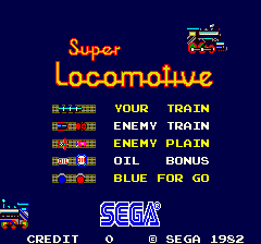 Super Locomotive Title Screen